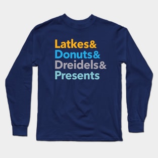 Favorite Hanukkah Things Long Sleeve T-Shirt